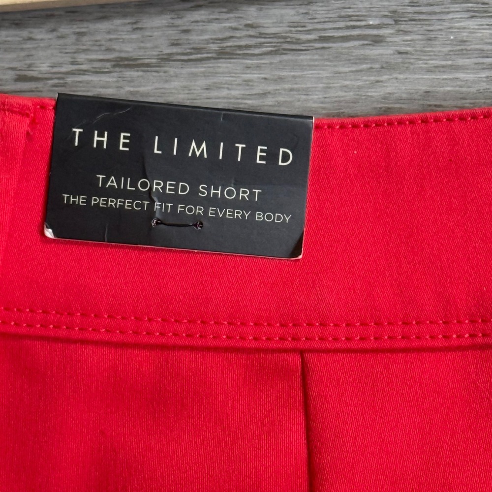 The Limited Tailored Shorts Harvest Red‎ Stretch Flat Front Mid Rise LMD180SS 10 - Picture 8 of 8
